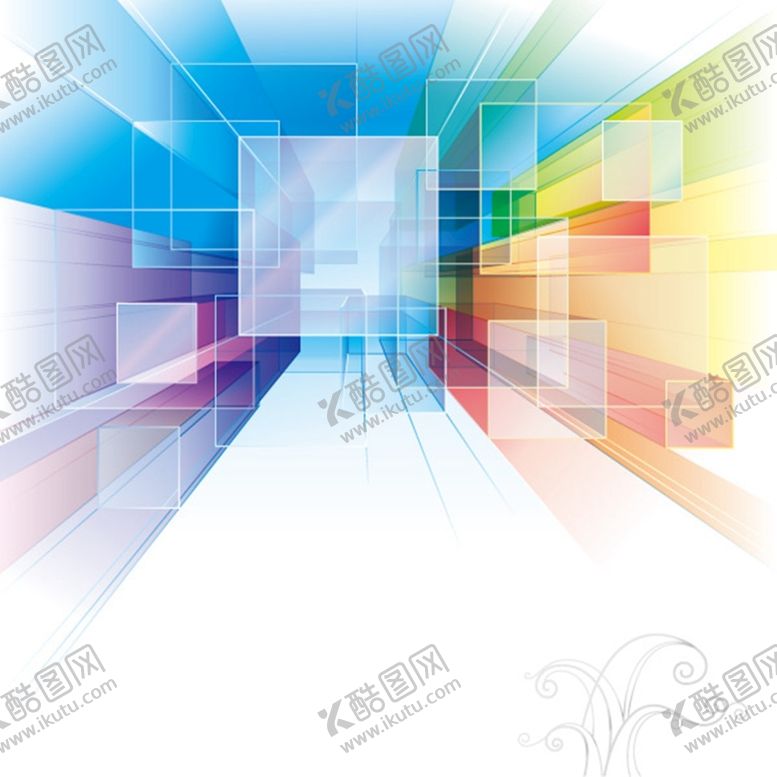 编号：08521310030041343104【酷图网】源文件下载-炫彩科技背景