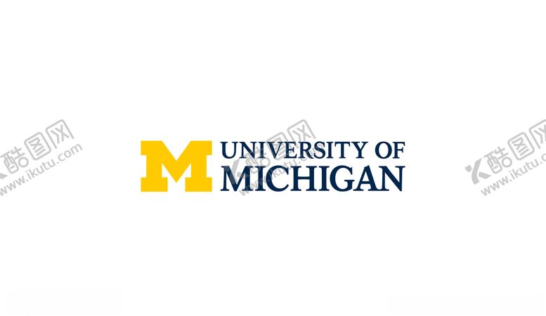 编号：75097210210208311328【酷图网】源文件下载-美国密歇根大学校徽新版
