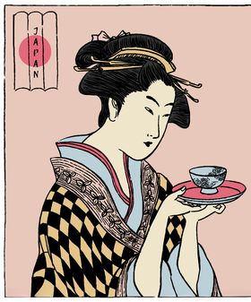 日本传统平铺背景矢量素材系列