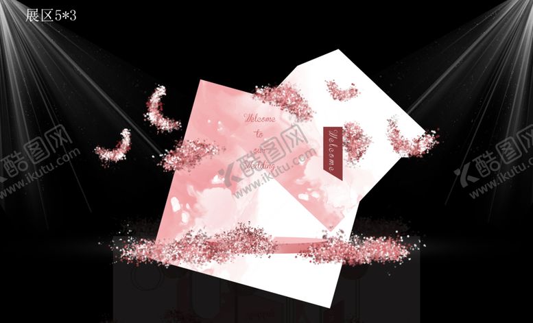 编号：95528109162030266496【酷图网】源文件下载-粉色婚礼展示区