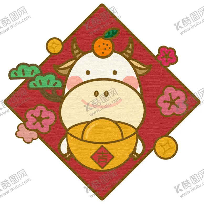 编号：49792504081107046086【酷图网】源文件下载-卡通牛形象