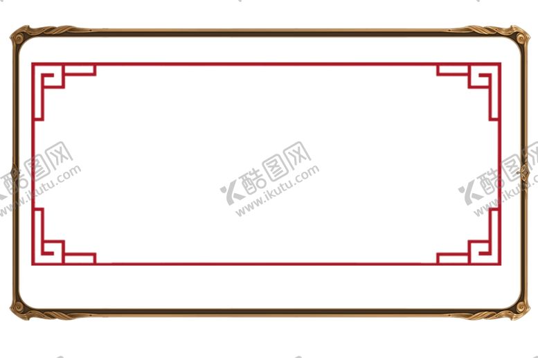 编号：60404410020604354334【酷图网】源文件下载-边框精美边框矩形边框花边