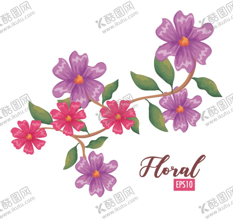 编号：77459909270807363403【酷图网】源文件下载-手绘鲜花