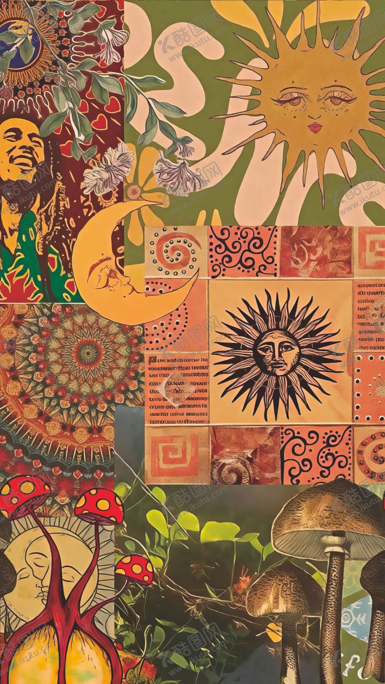 编号：20973004051625178803【酷图网】源文件下载-多彩民族风图案艺术作品