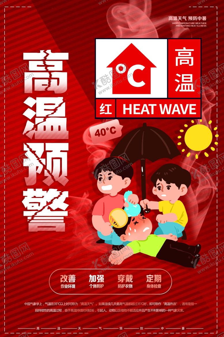 编号：96115712160951266046【酷图网】源文件下载-夏季防暑海报