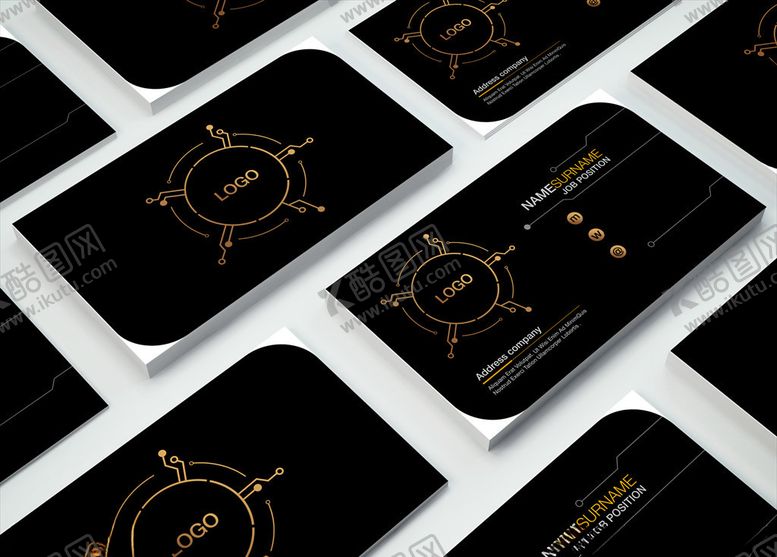 编号：54007109262345411927【酷图网】源文件下载-矢量名片模板