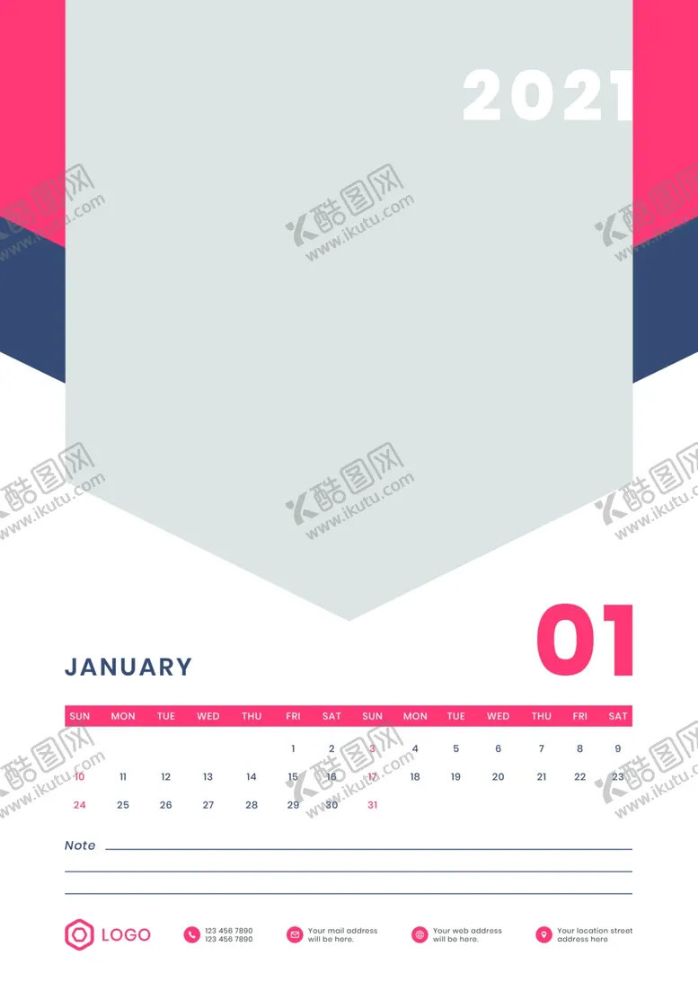 编号：95132805171737457160【酷图网】源文件下载-2021年日历