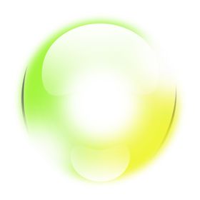 手绘彩色气泡免扣素材