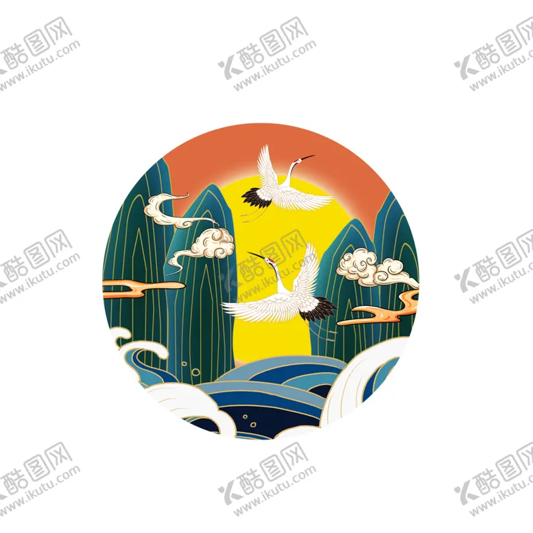 编号：84252802101736389020【酷图网】源文件下载-国潮风元素
