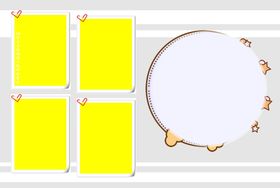 相册边框设计模板