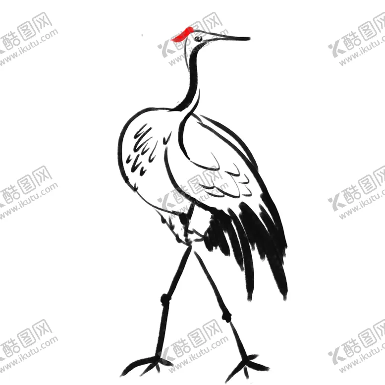 编号：17676206282100213522【酷图网】源文件下载-仙鹤元素