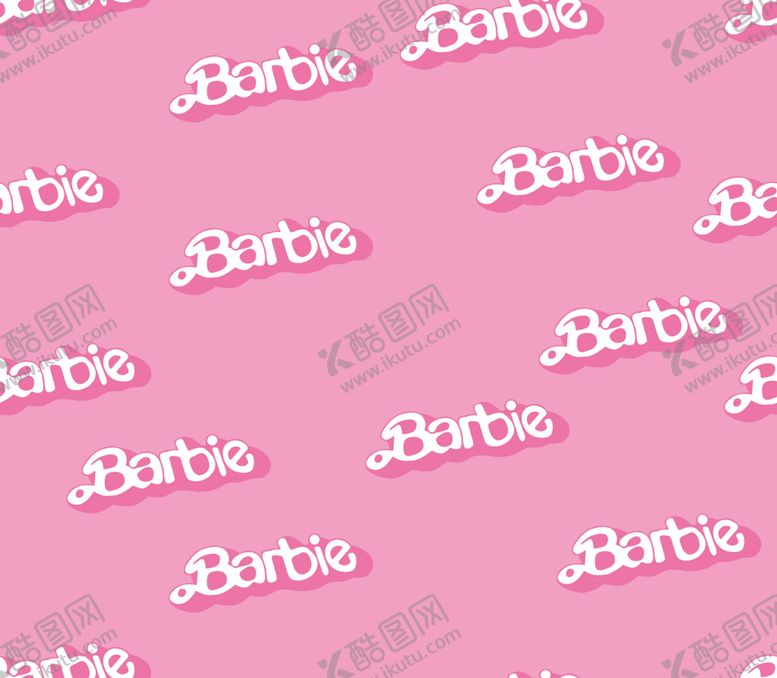 编号：47388506280632537736【酷图网】源文件下载-字母印花barbie