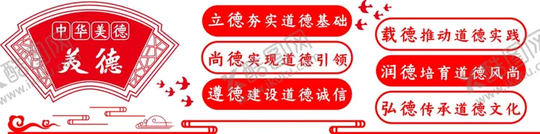 编号：61970705010807336610【酷图网】源文件下载-学校楼梯文化墙励志文明校园展板
