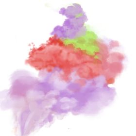 彩色烟雾免扣图案