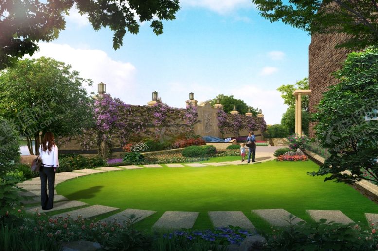 编号：38026609241932083652【酷图网】源文件下载-内廷景观效果图