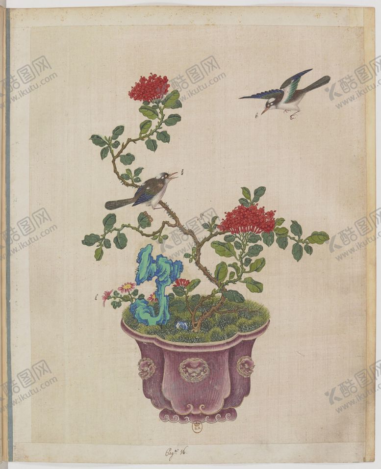 编号：58830703270658219667【酷图网】源文件下载-盆景花鸟
