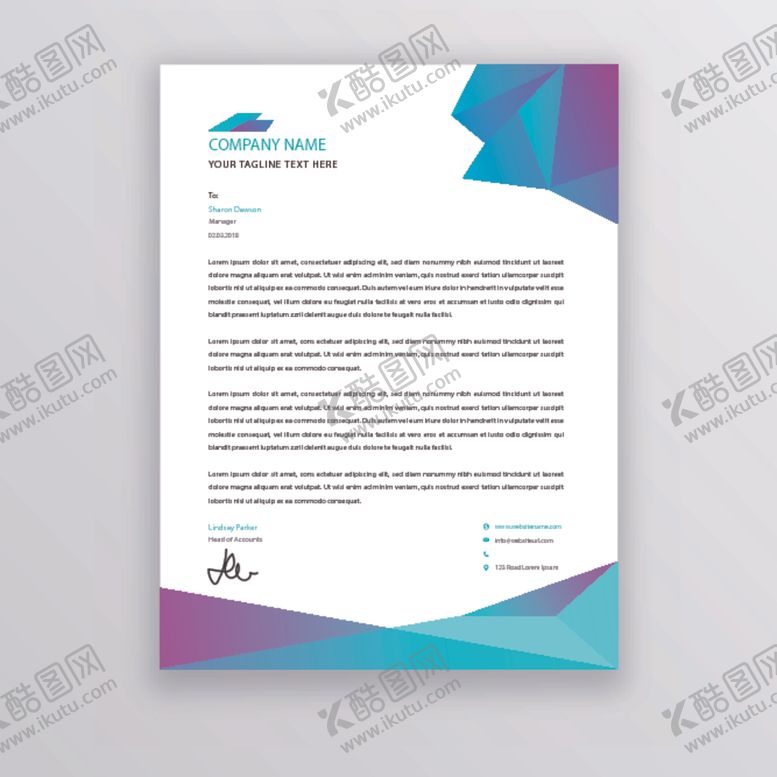 编号：23771610130529081993【酷图网】源文件下载-制度牌商务信纸宣传单