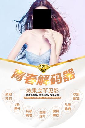 美容超微雕仪器吊旗图片