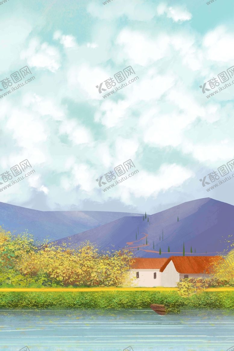 编号：73980209292104403406【酷图网】源文件下载-小清新简约创意海报图片