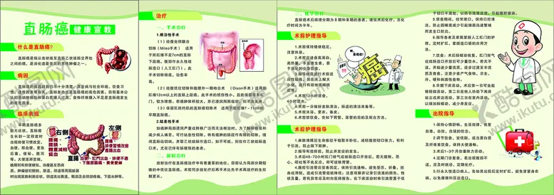 编号：92473010020515385413【酷图网】源文件下载-直肠癌折页