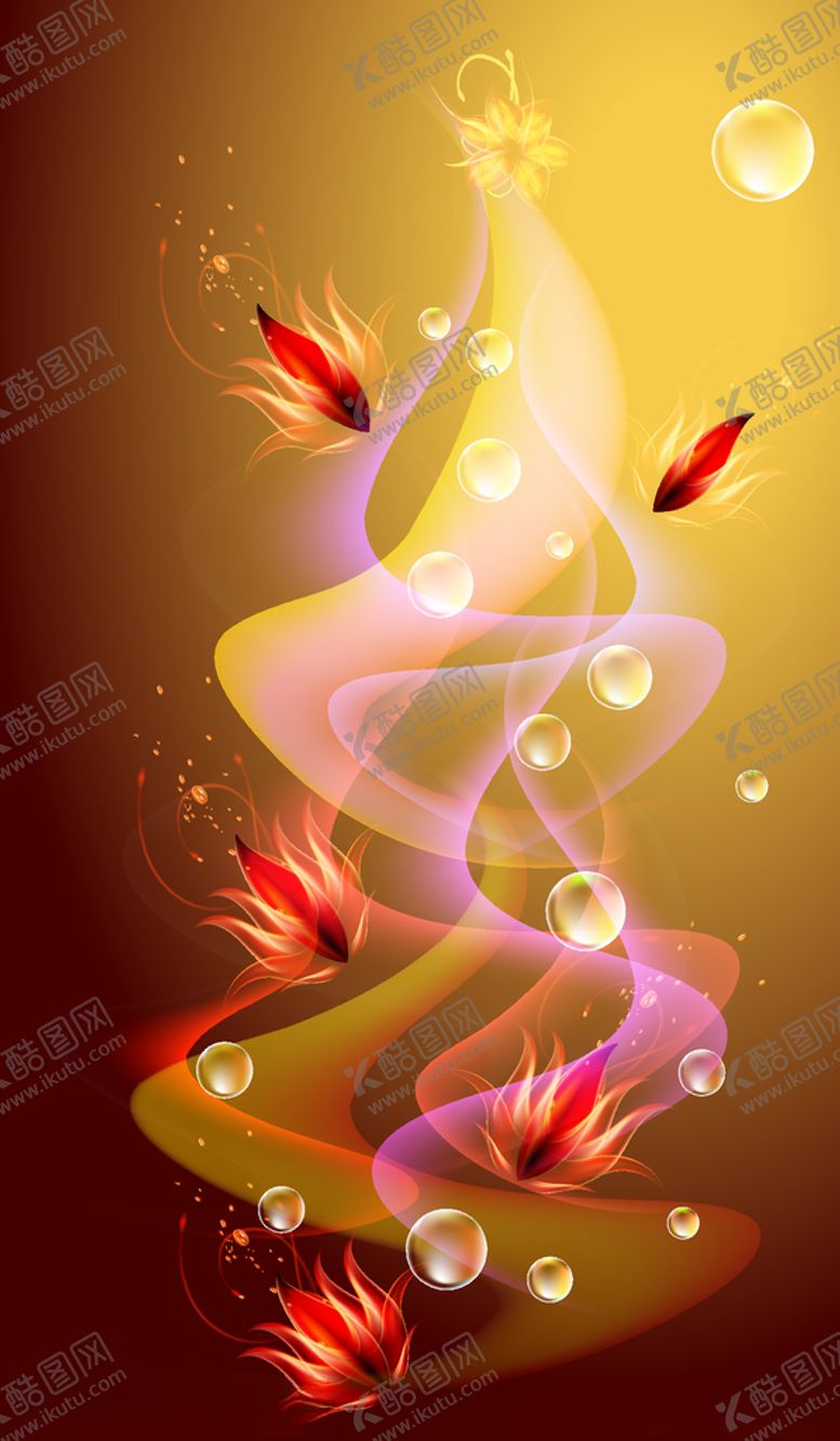 编号：79773010060924317244【酷图网】源文件下载-魔幻花朵火焰花朵