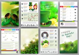 绿色清新健康生活宣传页