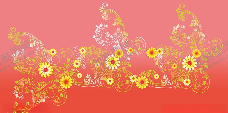 编号：84968109251237264319【酷图网】源文件下载-鲜花花纹