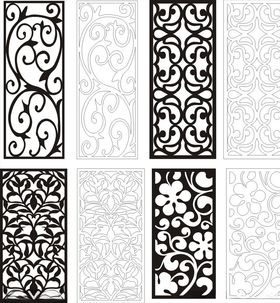 隔断雕花 花格