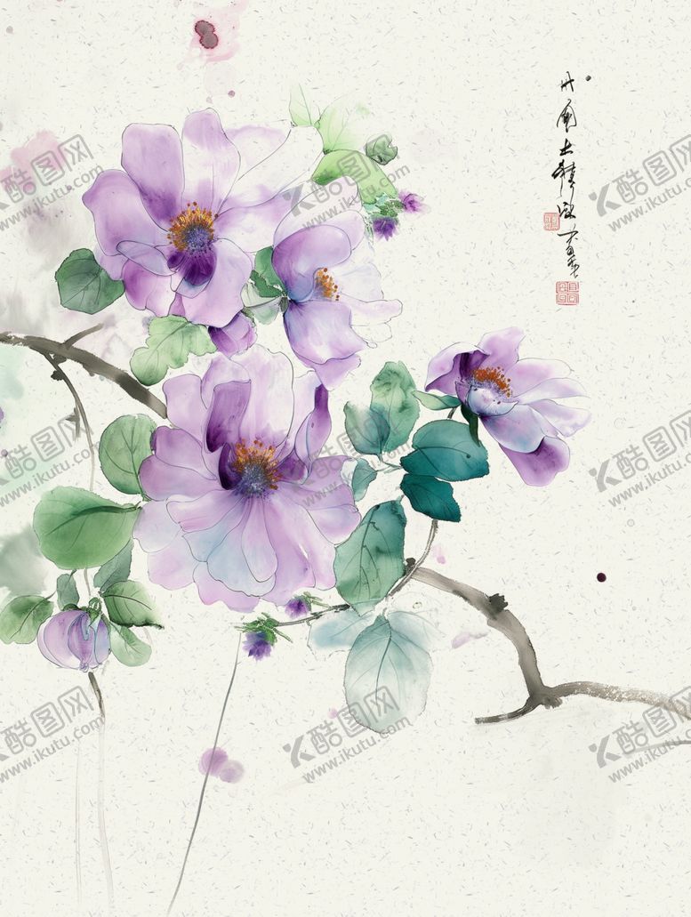 编号：67804702110035334739【酷图网】源文件下载-古风海棠花