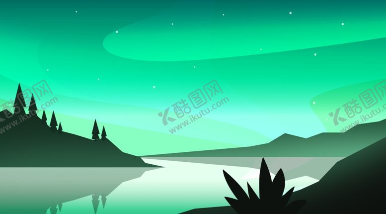 编号：25985306271919355597【酷图网】源文件下载-卡通风景插画