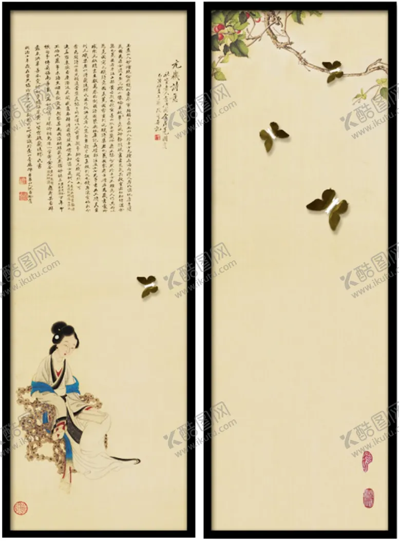 编号：26570506261759129874【酷图网】源文件下载-新中式禅意装饰画