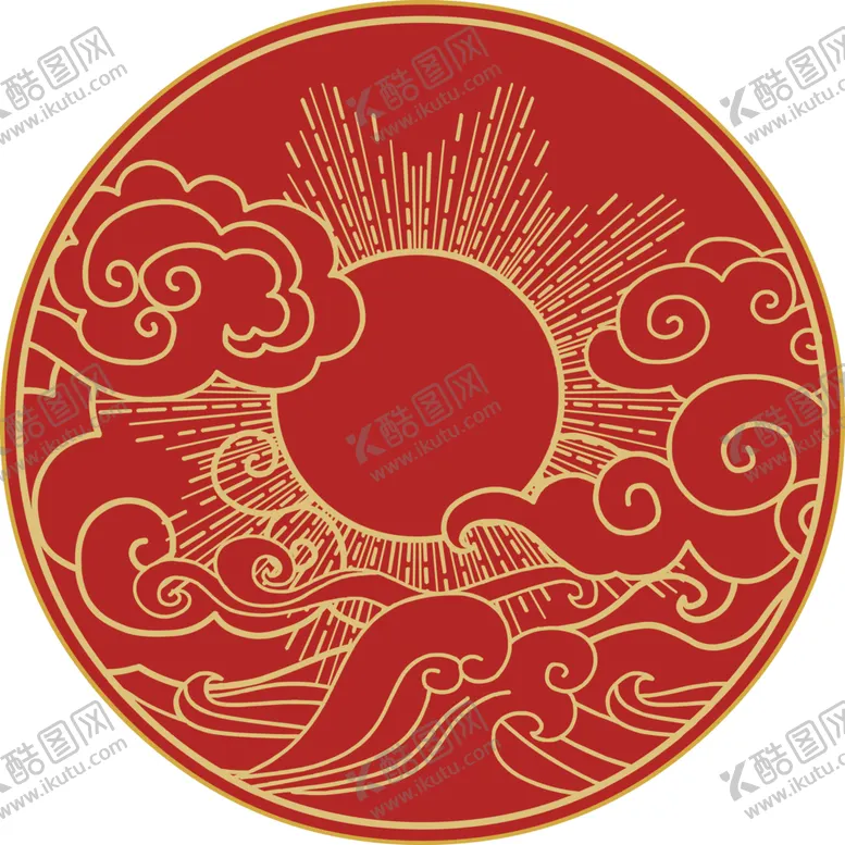 编号：51461901172159502116【酷图网】源文件下载-红色云纹