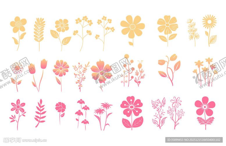 编号：93092912221450589670【酷图网】源文件下载-手绘花卉图案