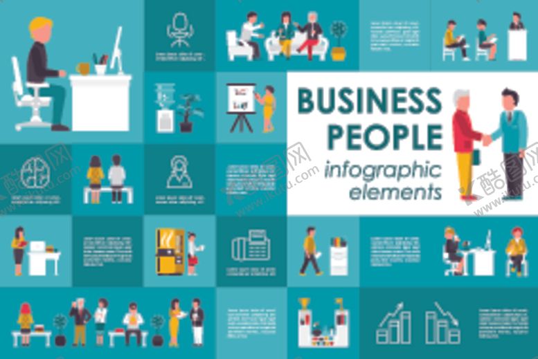 编号：81641210030302245089【酷图网】源文件下载-办公室人物及设备