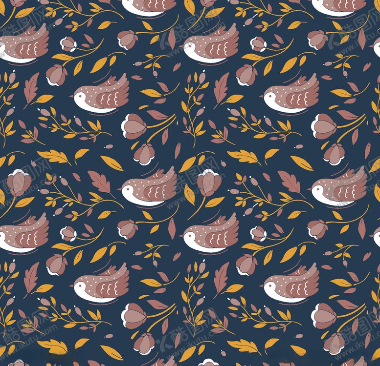 编号：32776509201804366241【酷图网】源文件下载-植物花纹背景