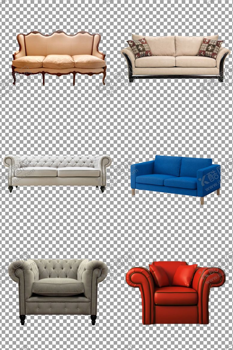 编号：85976209200627562132【酷图网】源文件下载-简约时尚沙发