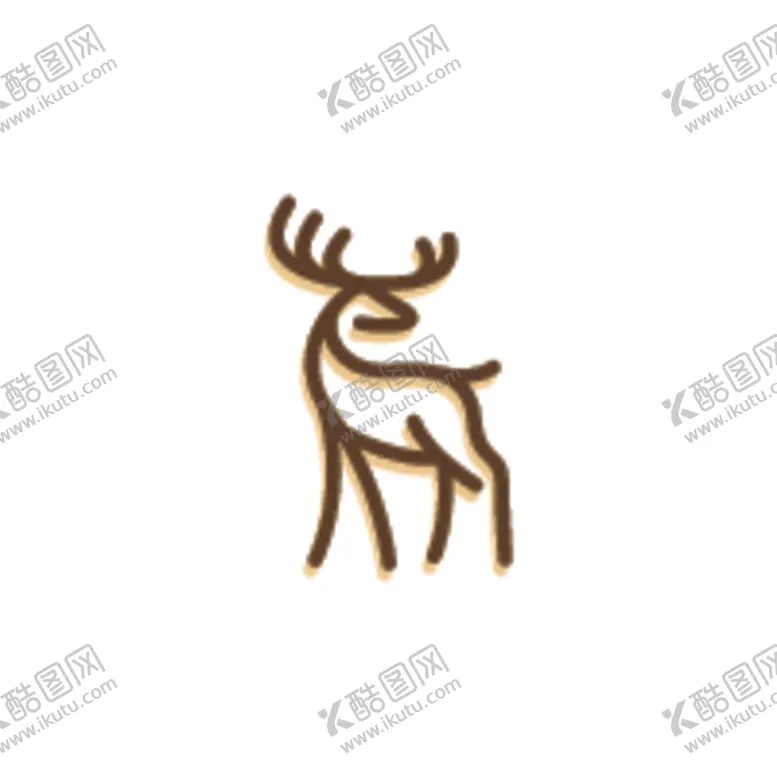 编号：95822106272038372073【酷图网】源文件下载-鹿头标志
