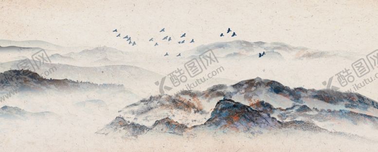 编号：69052406282335054488【酷图网】源文件下载-水墨山水