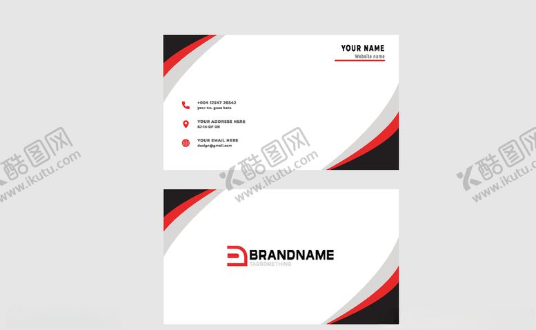 编号：78938510120758457793【酷图网】源文件下载-名片设计