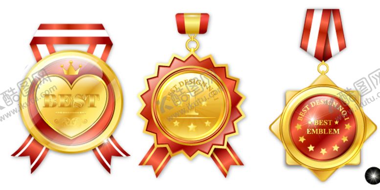 编号：28873110060321435047【酷图网】源文件下载-奖牌素材