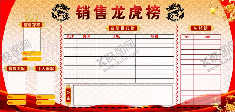 编号：18527409121533022350【酷图网】源文件下载-销售龙虎榜