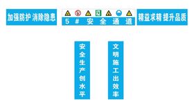 中建 5#安全通道外侧喷绘