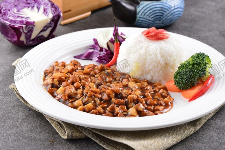 编号：41358209201924286013【酷图网】源文件下载-麻婆豆腐盖浇饭