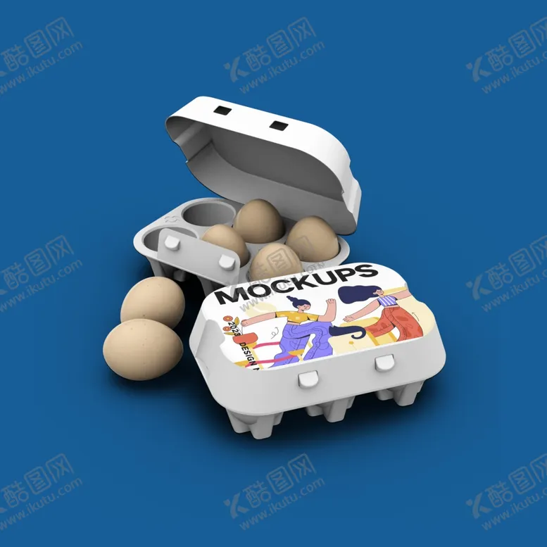 编号：68399702131328209928【酷图网】源文件下载-鸡蛋盒子样机