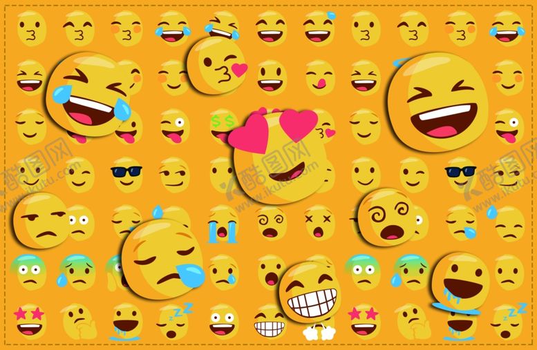 编号：88457909221728086604【酷图网】源文件下载-笑脸背景