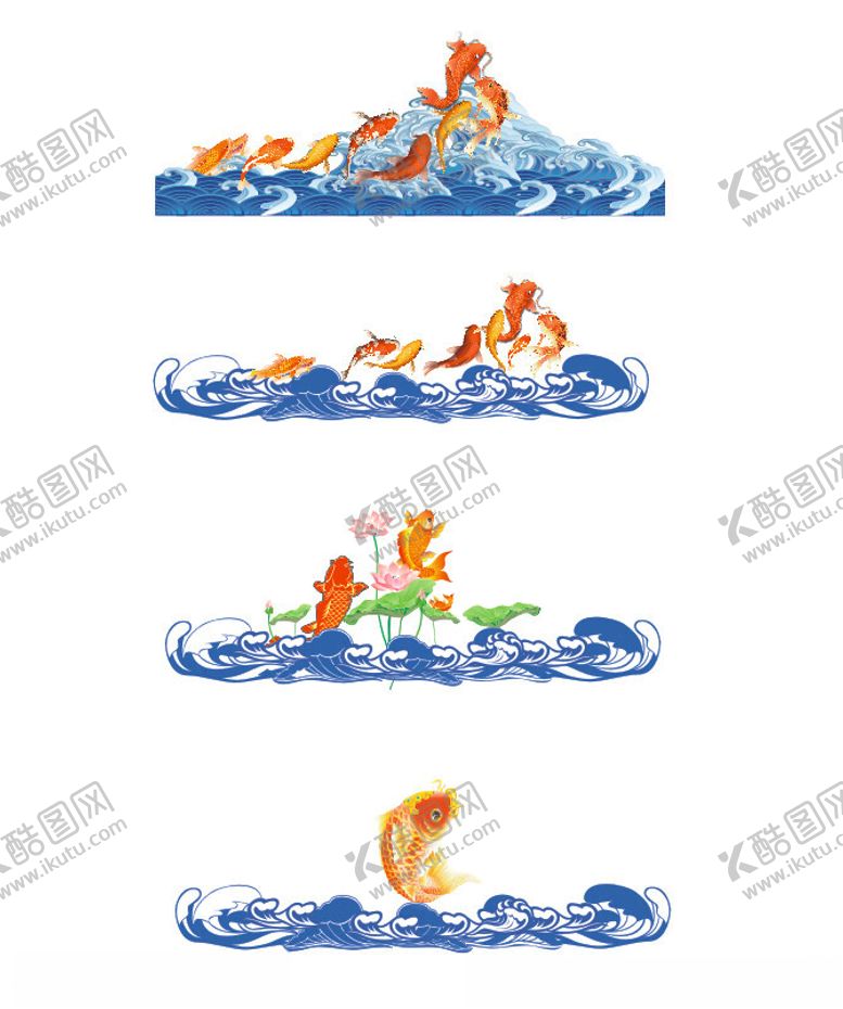 编号：96030802020343011432【酷图网】源文件下载-鱼跃龙门
