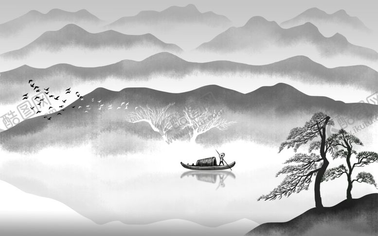 编号：10139904301754594506【酷图网】源文件下载-山水画