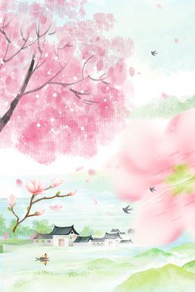 烂漫桃花绽放时