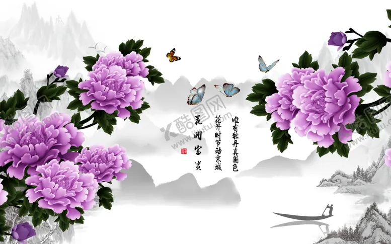 编号：28408007021037569746【酷图网】源文件下载-花开富贵