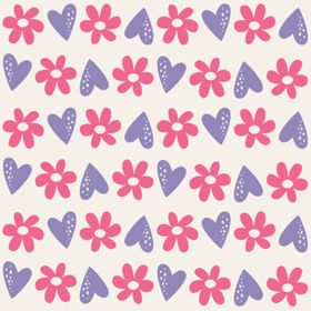 温馨浪漫卡通背景图案